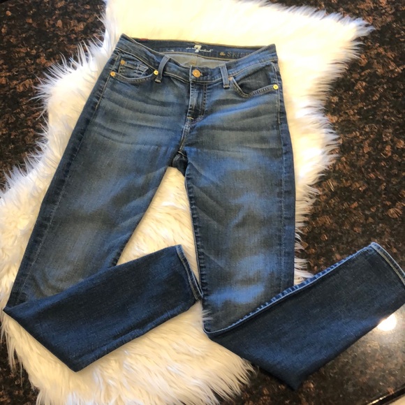 7 For All Mankind Denim - 7 for all mankind “the skinny” jeans
